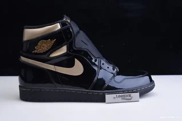 Cheap GOLD RETRO 1 HIGH JORDAN AIR BLACK 555088-032 (2020) METALLIC 0415